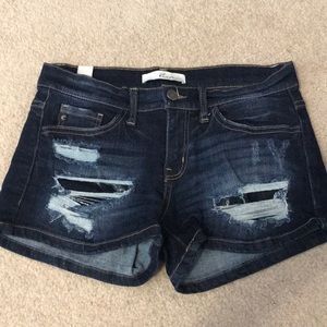 Like brand new!! KanCan denim shorts! Size 27